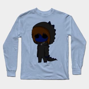 eyeless jack dinosaur chibi Long Sleeve T-Shirt